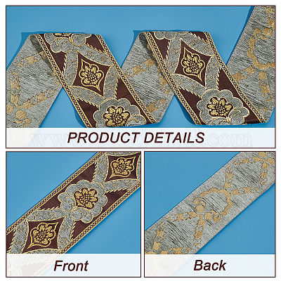 Жаккардовые ленты из синели SRIB-NB0001-14A-1