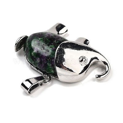 Натуральный рубин в цоизита подвесками G-G112-01P-16-1