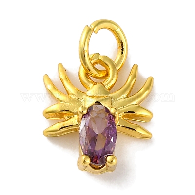 Стойки обшивки латунь микро проложить кубическую прелесть диоксида циркония KK-F881-02G-05-1