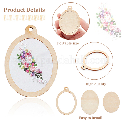 oval embroidery hoop premium quality