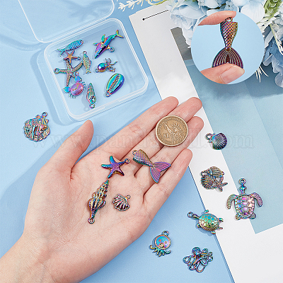 Наборы подвесок из сплава с изображением морских организмов FIND-HY0001-47-1