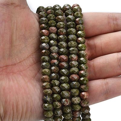 Природные Unakite бисер нитей G-Z111-A31-1