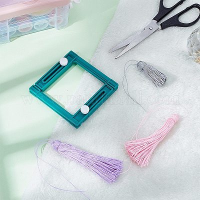 Square Plastic Tassel Maker Ajustable Tassel Tool Hand-knitting DIY Handmade