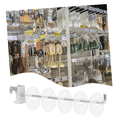 200 шт. 2 стиля пластиковых крючков для перфорированной доски стопоров FIND-FH0011-20-1