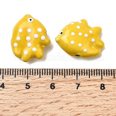 Фарфоровые бусины ручной работы PORC-K010-06H-1