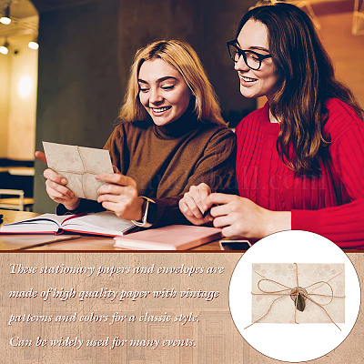 8 комплект бумажного конверта в 4 стилях DIY-FG0004-86-1