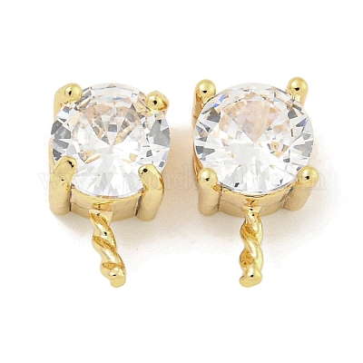 Латунь с дужками из кубического циркония KK-Q820-01G-1