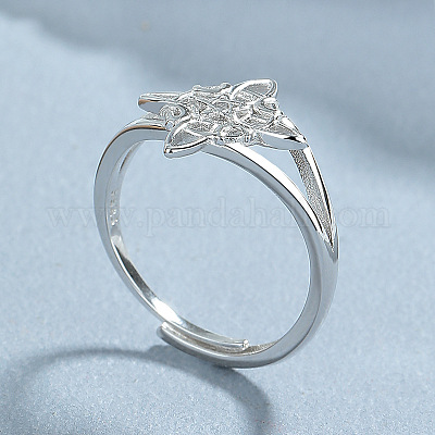 Кольца с ведьминым узлом 925 из стерлингового серебра для женщин FS-WG40E9F-01-1