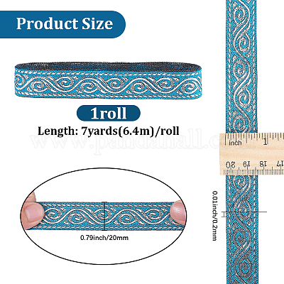 Лента из полиэстера в этническом стиле DIY-WH20048-087A-1