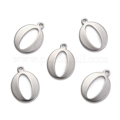 Подвески-буквы из нержавеющей стали 304 STAS-H122-O-P-1