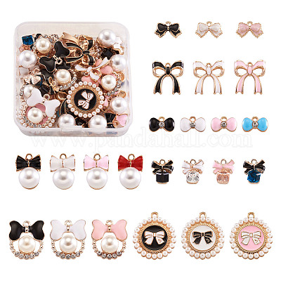 Подвески из эмали и сплава ENAM-TA0002-10-1