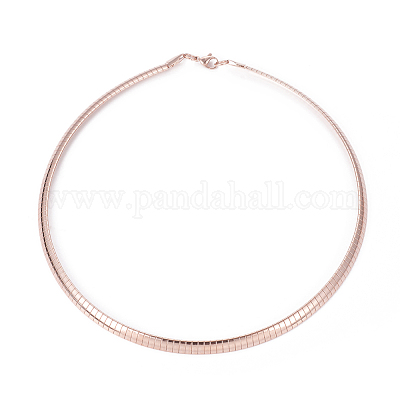 Ионное покрытие (ip) 304 нержавеющая сталь цепочки ожерелья и браслеты наборы SJEW-E334-01A-RG-1