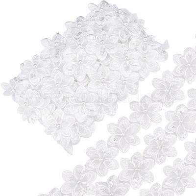 5 ярд органзы кружево вышивка аксессуары для костюма DIY-GF0005-18C-1