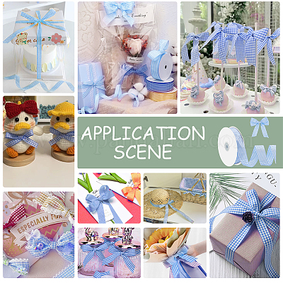 50 ярд ленты из полиэстера в клетку тартан OCOR-WH0093-28B-1