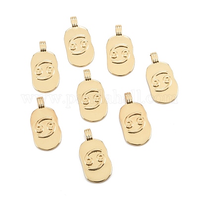 Латунные подвески KK-O140-20G-10-1