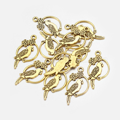 Сплав тропических попугаев подвески EA10187Y-1