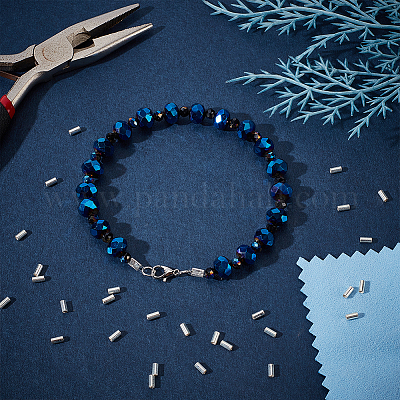 30 шт. 925 бусины-разделители из стерлингового серебра STER-UN0001-27B-1