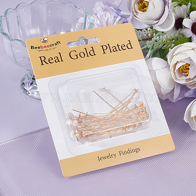 40 шт. 2 стиля латунных булавок в форме сердца и звезды KK-BBC0009-53-1