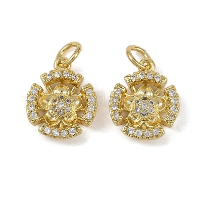 Латунные микро проложить кубического циркония подвески KK-I358-063G-C-1