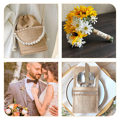 4 связка 4 видов натурального джутового шнура OCOR-MP0001-03-1