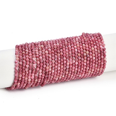 Chapelets de perles en rhodonite naturelle&nbsp;G-P553-G06-02-1
