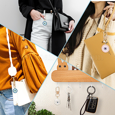 3 шт. подвеска из сплава с эмалью от сглаза HJEW-CP00035-1