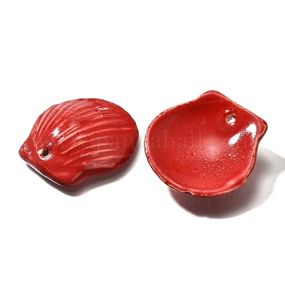 Фарфора ручной работы подвески PORC-O003-01B-08-1