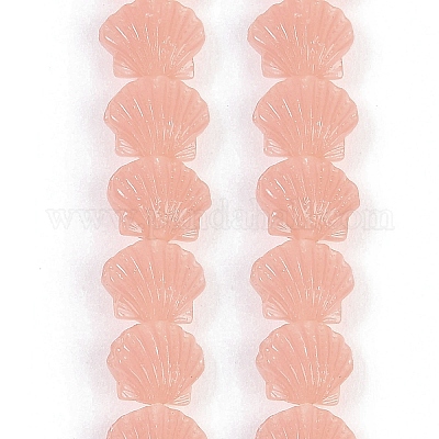 Нити резных бусин синтетического коралла CORA-K009-05A-06-1