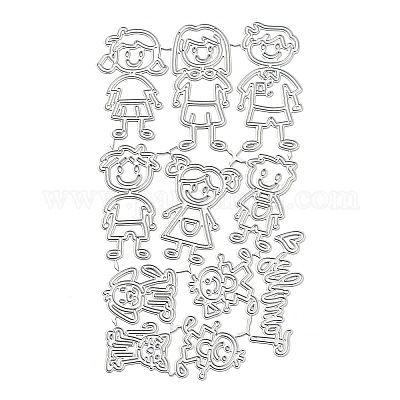 Stencil Fustellati In Acciaio Carbonio - Per Vestiti Infantili, Scrapbooking E Decorazioni - Foto 8