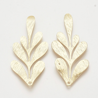 Латунные большие кулоны&nbsp;X-KK-T027-73G-1