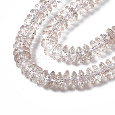 Стеклянные бусины кракле  GLAA-S192-B-004B-1