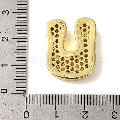 Покрытие стойки латунь микро паве прозрачные перданты из кубического циркония KK-C067-11G-U-1