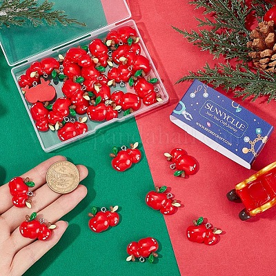 30 шт. Пластиковые подвески на рождественскую тематику FIND-SC0011-39-1