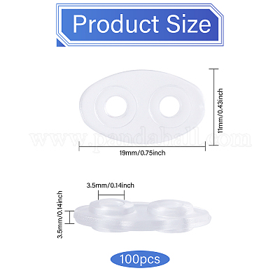 100 шт. пластиковые соединительные подвески&nbsp;KY-CA0001-58A-1