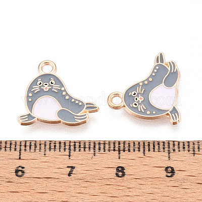 Подвески из сплава морских животных с эмалью ENAM-T022-34J-1