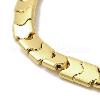 Гальванические нити из синтетических немагнитных гематитовых бусин G-I364-E01-G-1