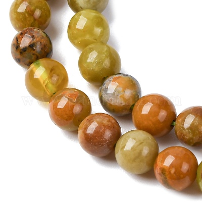 Естественный зеленый опал бисер нитей G-K245-A17-A02-1