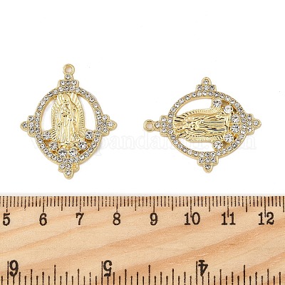 Подвески из сплава и страза PALLOY-P312-04G-1