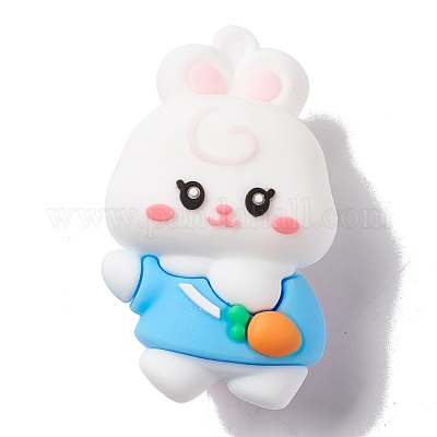 Непрозрачные пластиковые подвески из ПВХ KY-G017-E01-1