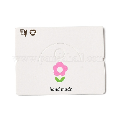 Картонные бумажные карточки для демонстрации ювелирных изделий для хранения ожерелий и браслетов CDIS-A006-04-1