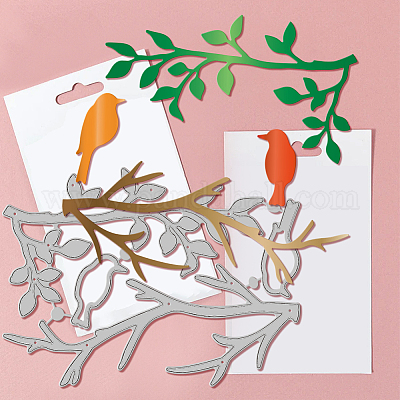 Углеродистая сталь разрезает трафареты DIY-WH0309-1806-1