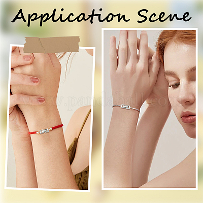 10 шт. латунные застежки-скобы с покрытием стойки KK-SC0006-67P-1