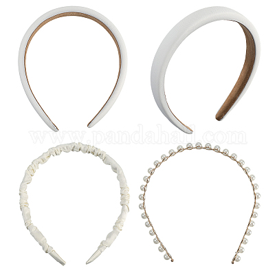 Элегантные тканевые резинки для волос AJEW-WH20033-045D-1