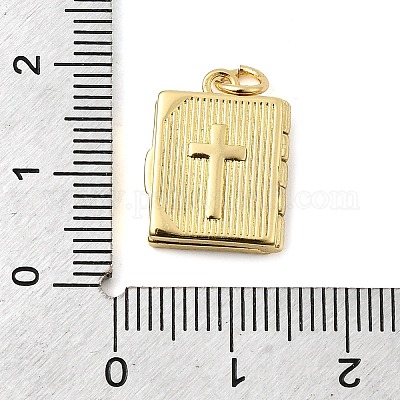 Книга с крестообразными латунными подвесками KK-I364-49G-1