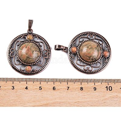 Природные и синтетические смешанные подвески драгоценных камней G-Q158-03-AB-1