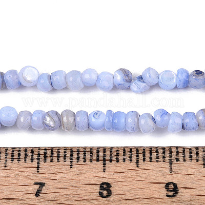 Натуральные пресноводные окрашенные бусы из ракушек SHEL-T020-29B-1