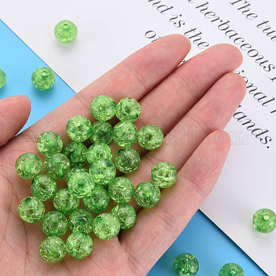 Прозрачных бусин акриловые треск MACR-S373-66C-N19-1