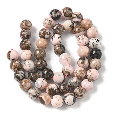 Натуральные бусины из родонита G-G271-B02-8mm-1