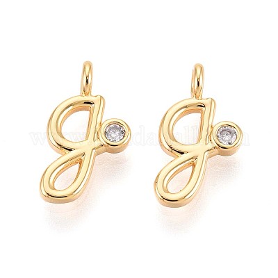 Латунные микро проложить кубического циркония подвески KK-N263-97G-G-1