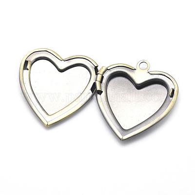 Подвески латуни медальон KK-F717-40AB-NR-1